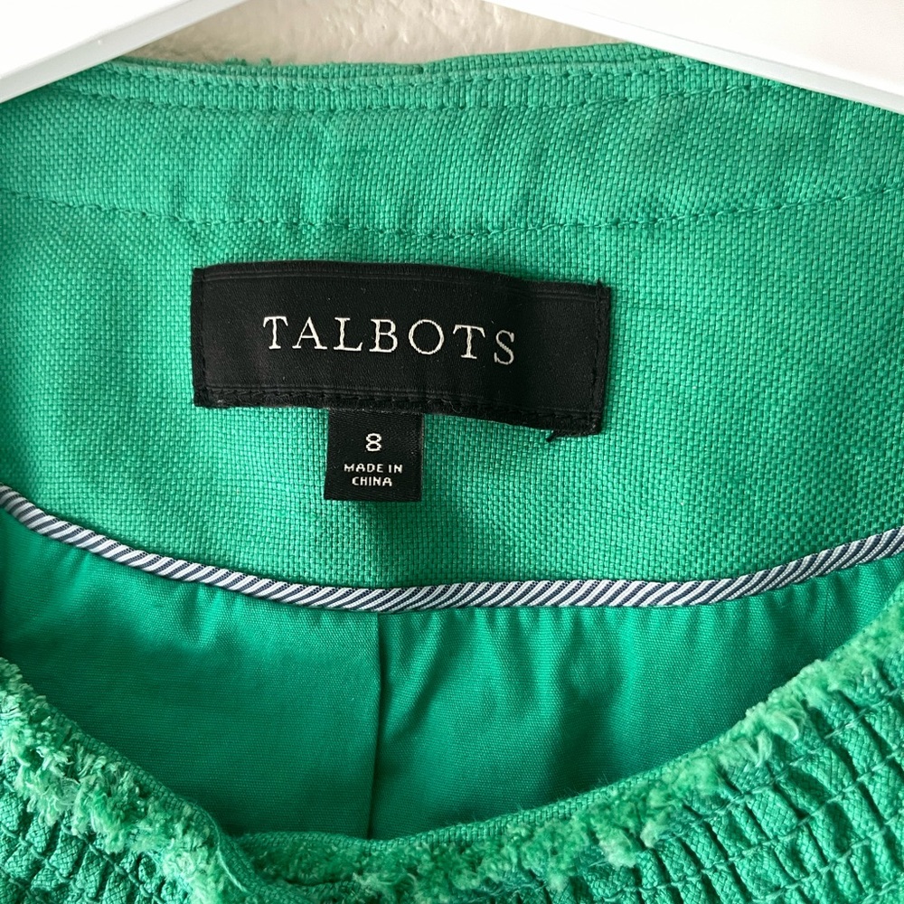 Elegant Talbots jacket in green. Size 8 - Picture 3 of 7